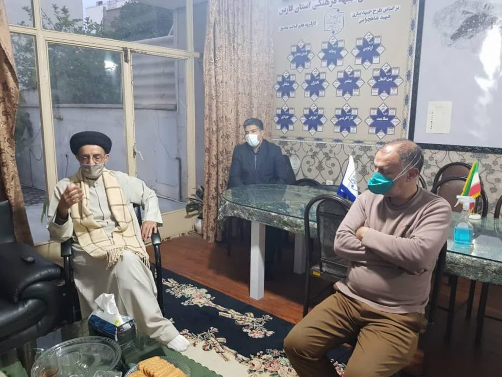 دیدار دبیر جبهه فرهنگی فارس با مدیر حوزه علمیه استان