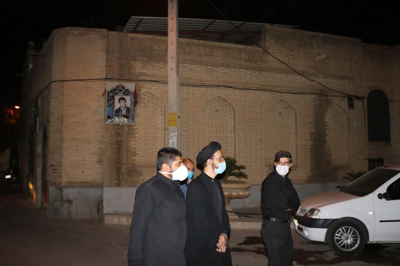 بازدید حجت الاسلام انجوی نژاد از محله سنگ سیاه شیراز