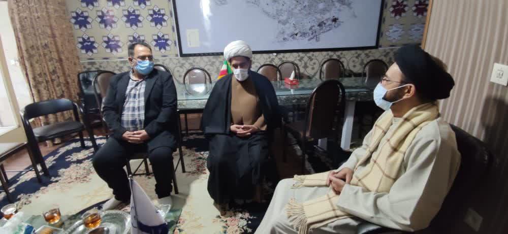 دیدار صمیمانه حجت الاسلام انجوی نژاد و حجت الاسلام مهرابی