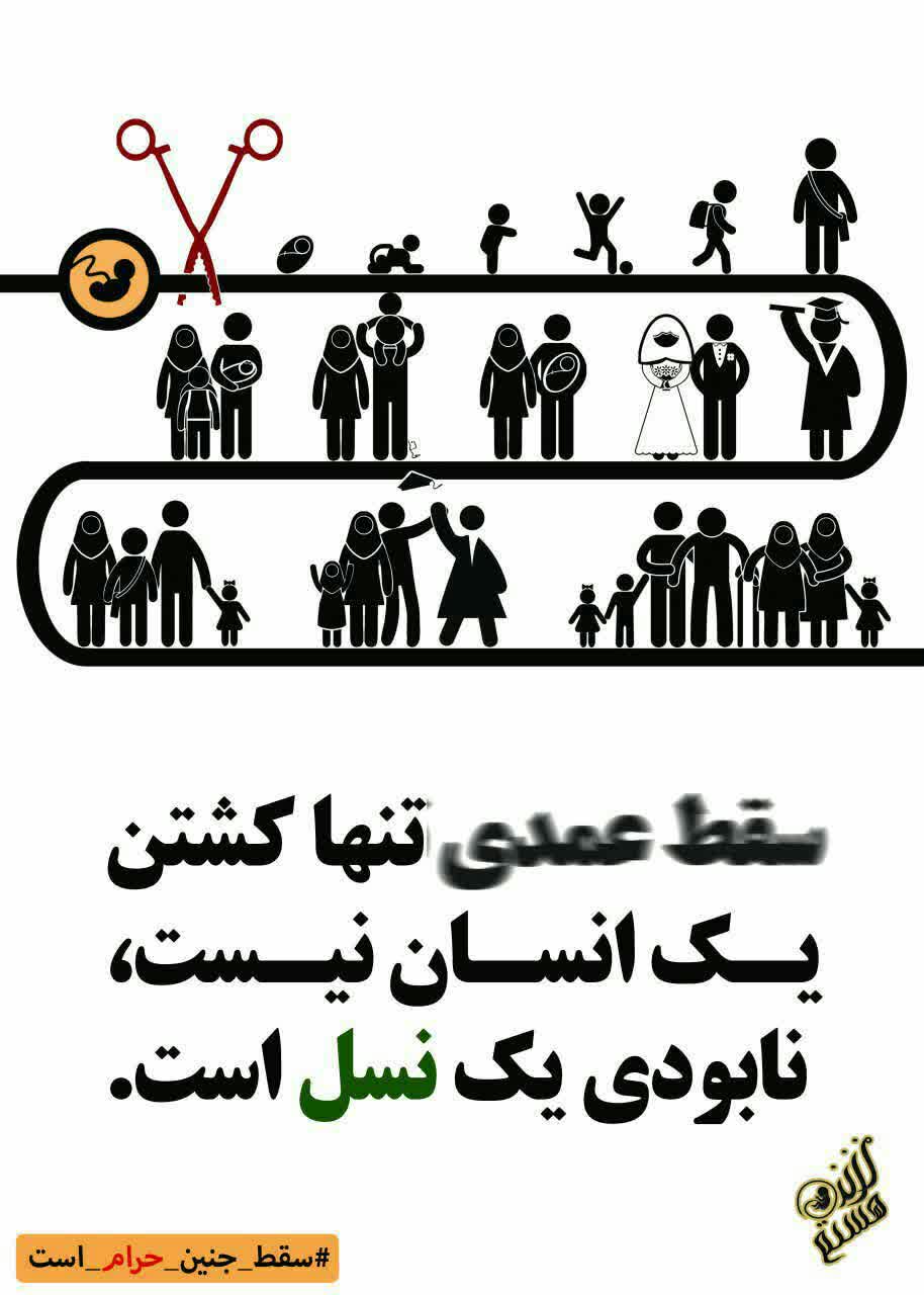 سقط عمدی جنین تنها کشتن یک انسان نیست!!!