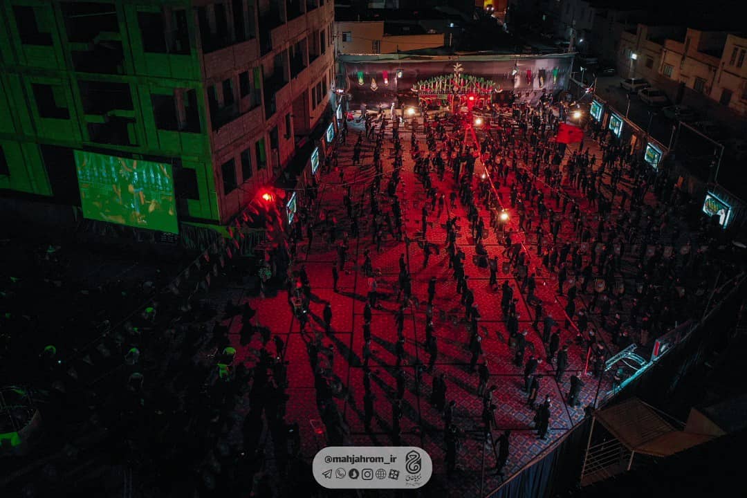 برگزاری مراسم عزاداری شب عاشورای حسینی در شهرستان جهرم