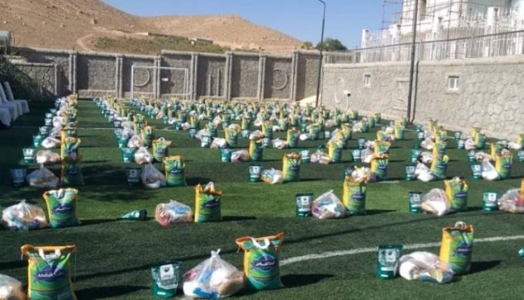 توزیع ۵۰۰ بسته مواد غذایی بین نیازمندان شهرستان خرامه