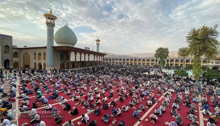 برگزاری دعای عرفه توسط هیات در شهر شیراز