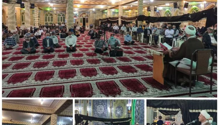 جلسه بررسی پیام های آیات قرآنی با حضور امام جمعه محترم شهرستان جهرم