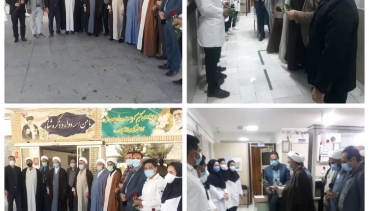 دیدار امام جمعه سعادت شهر با پرستاران به مناسبت روز پرستار
